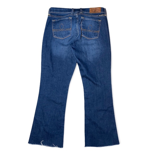 Lucky Brand boot cut Jean with raw hem women’s size 8 - Picture 2 of 9